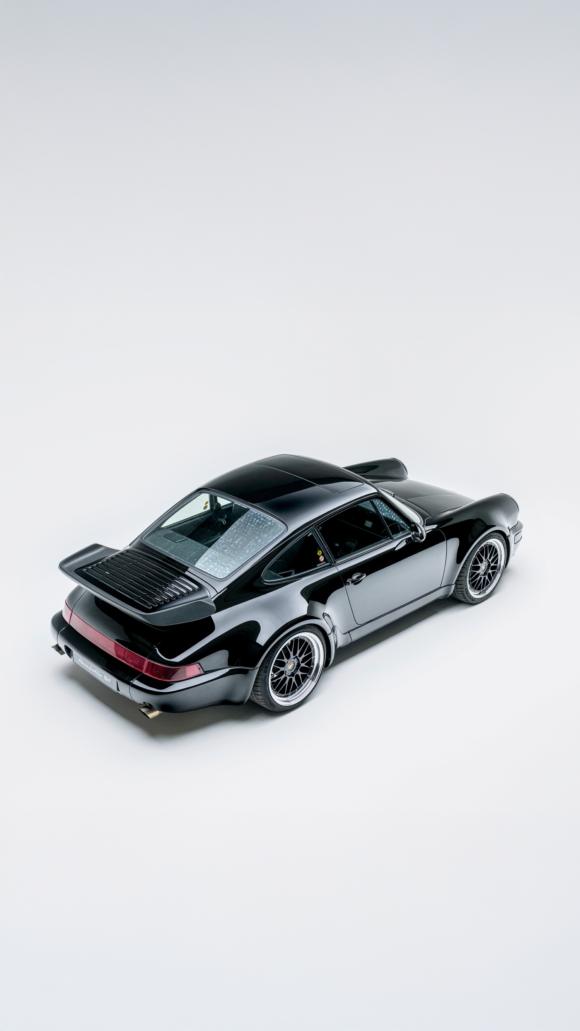 Triple Black 964 turbo — exterior detail