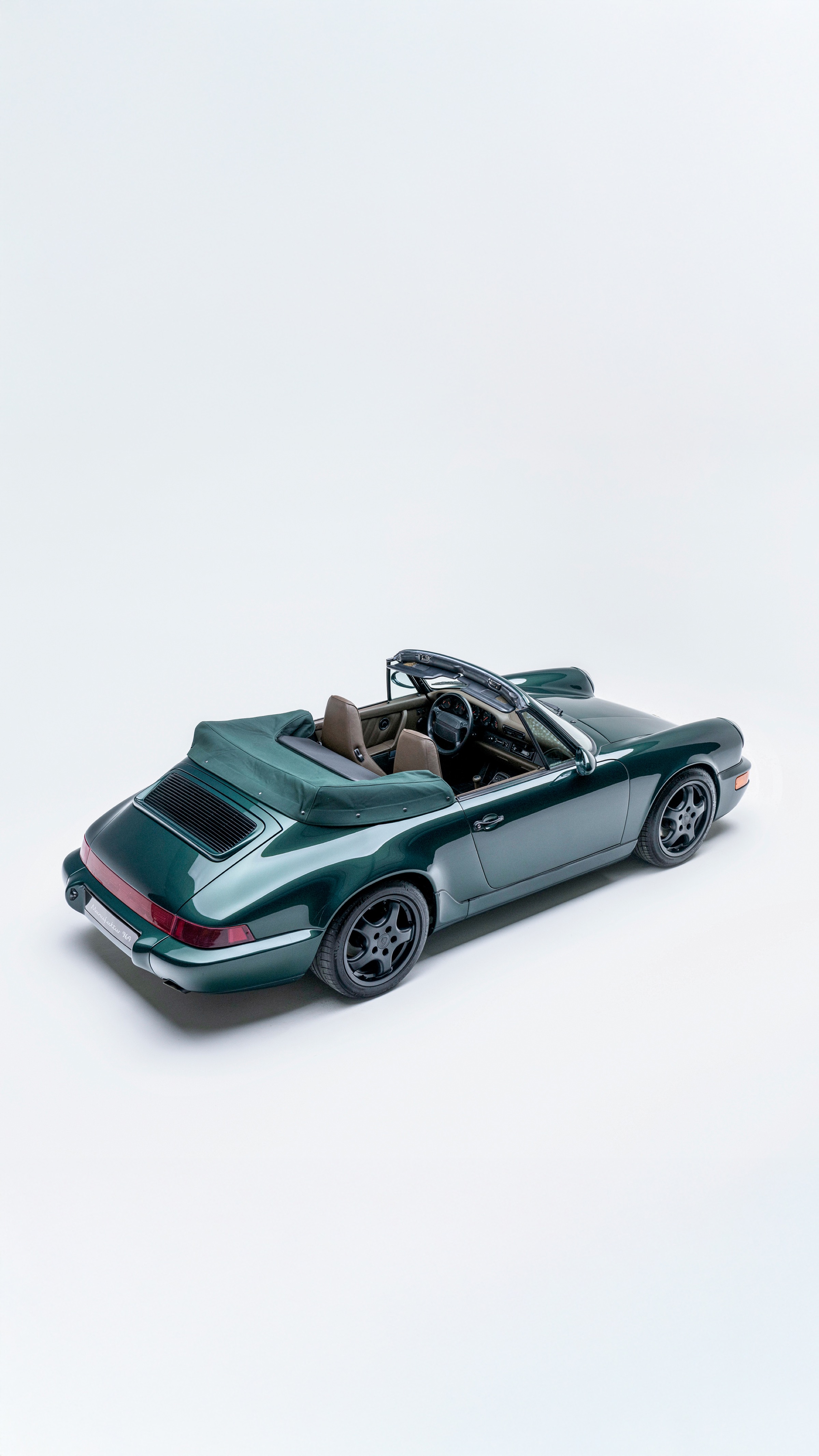 Dark Green 964 C4 Cabriolet — detail