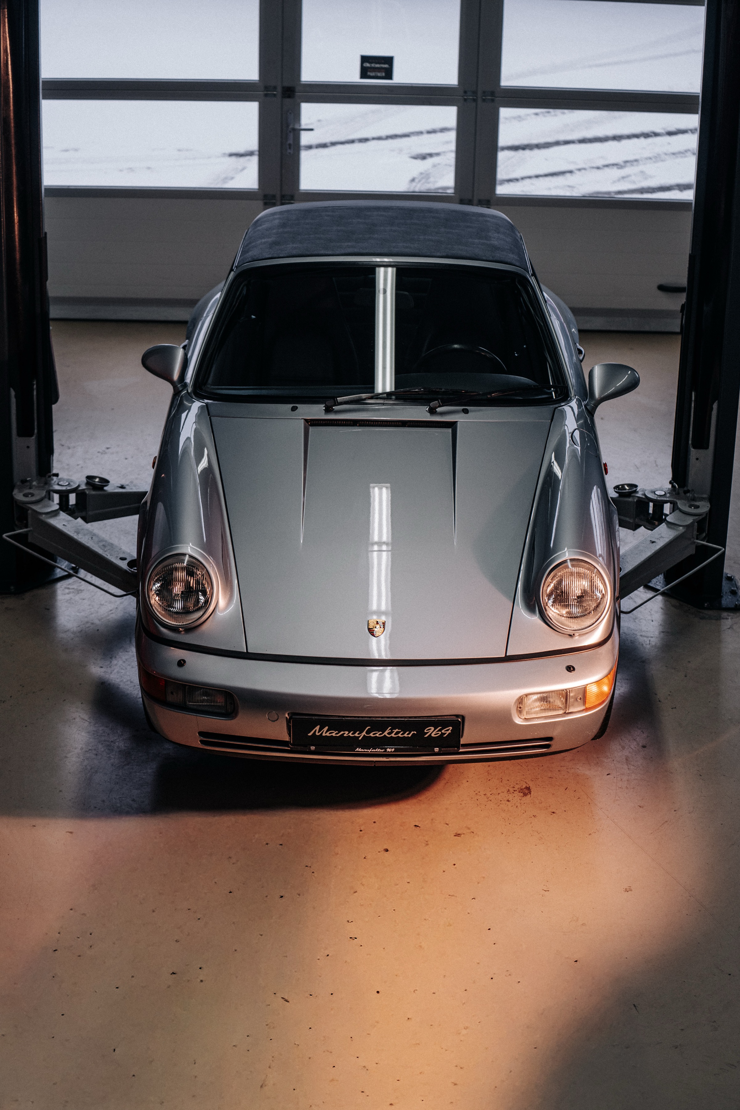 Silver 964 targa