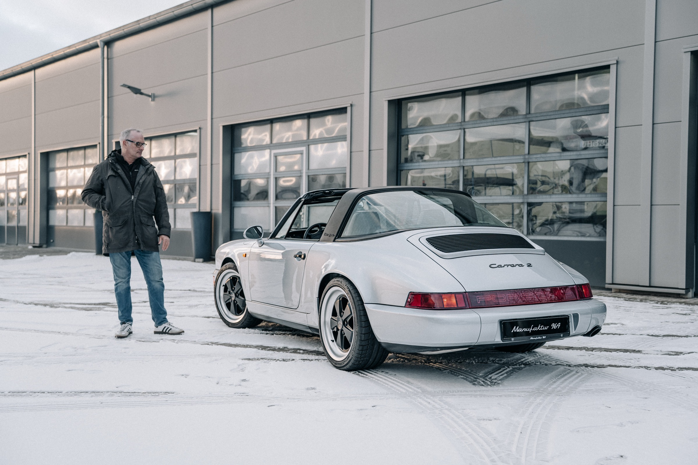 Silver 964 targa