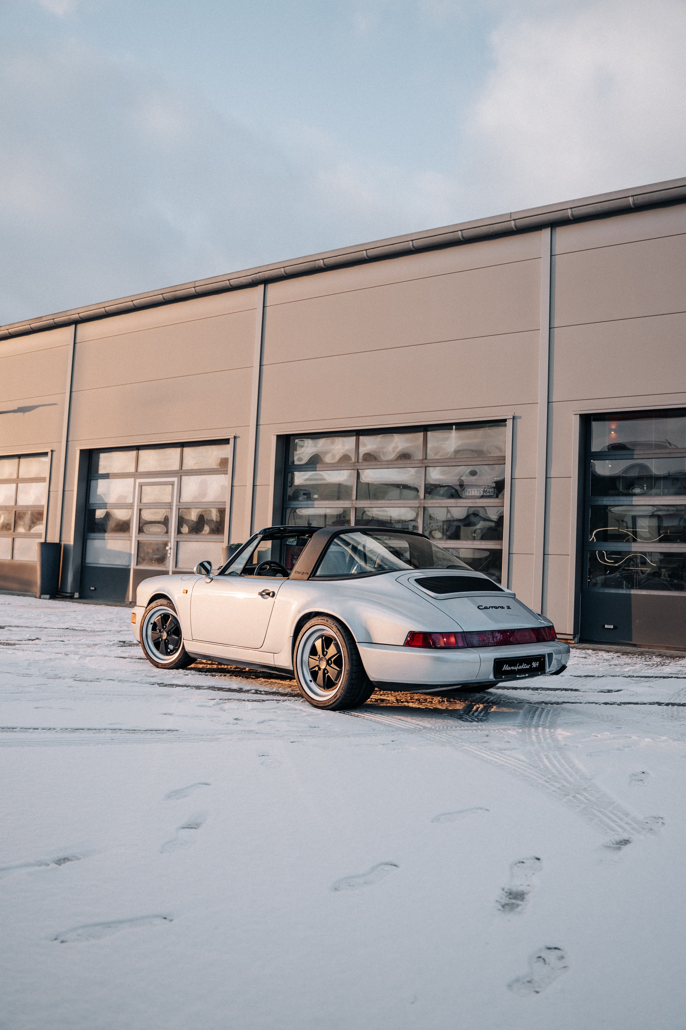 Silver 964 targa