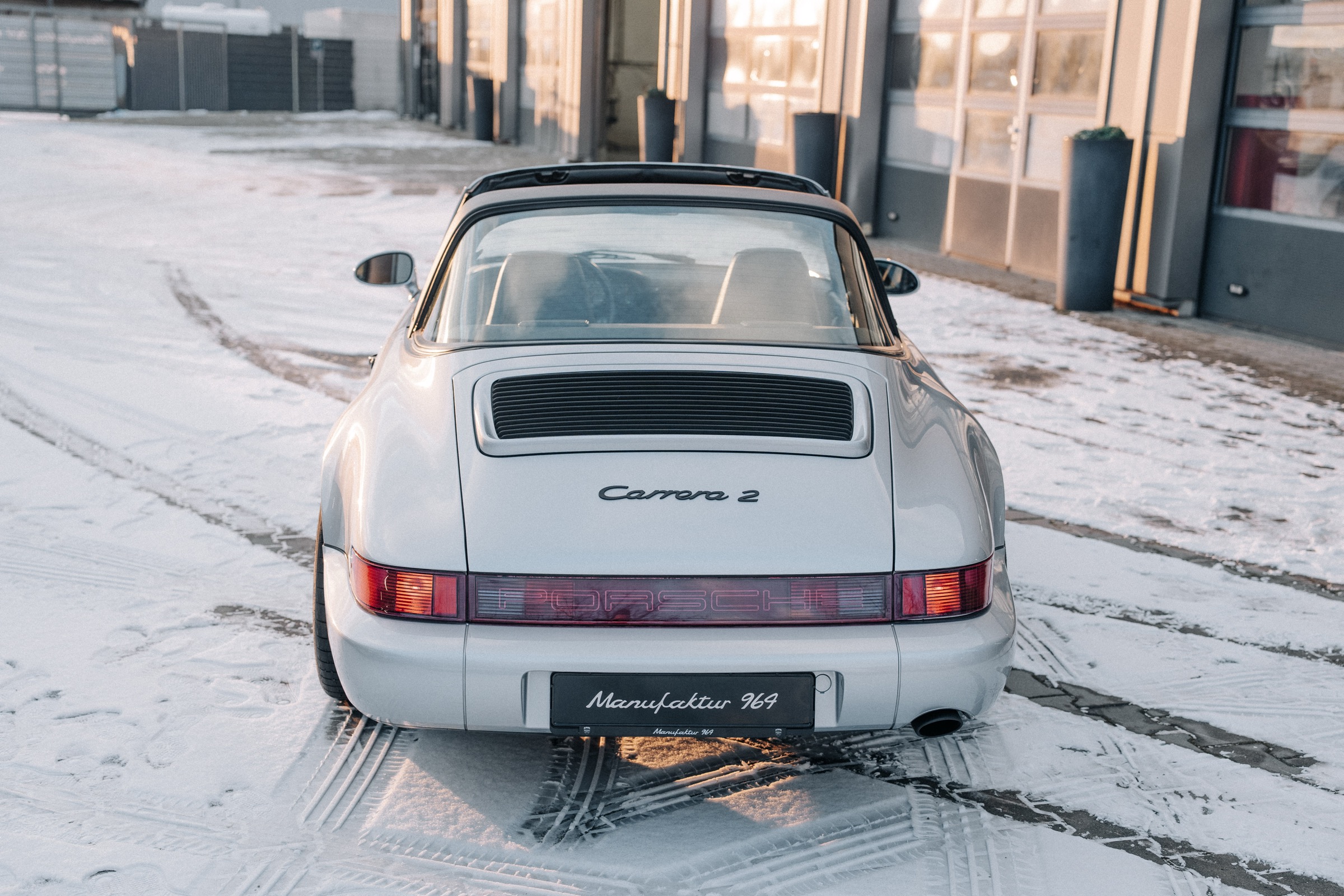 Silver 964 targa