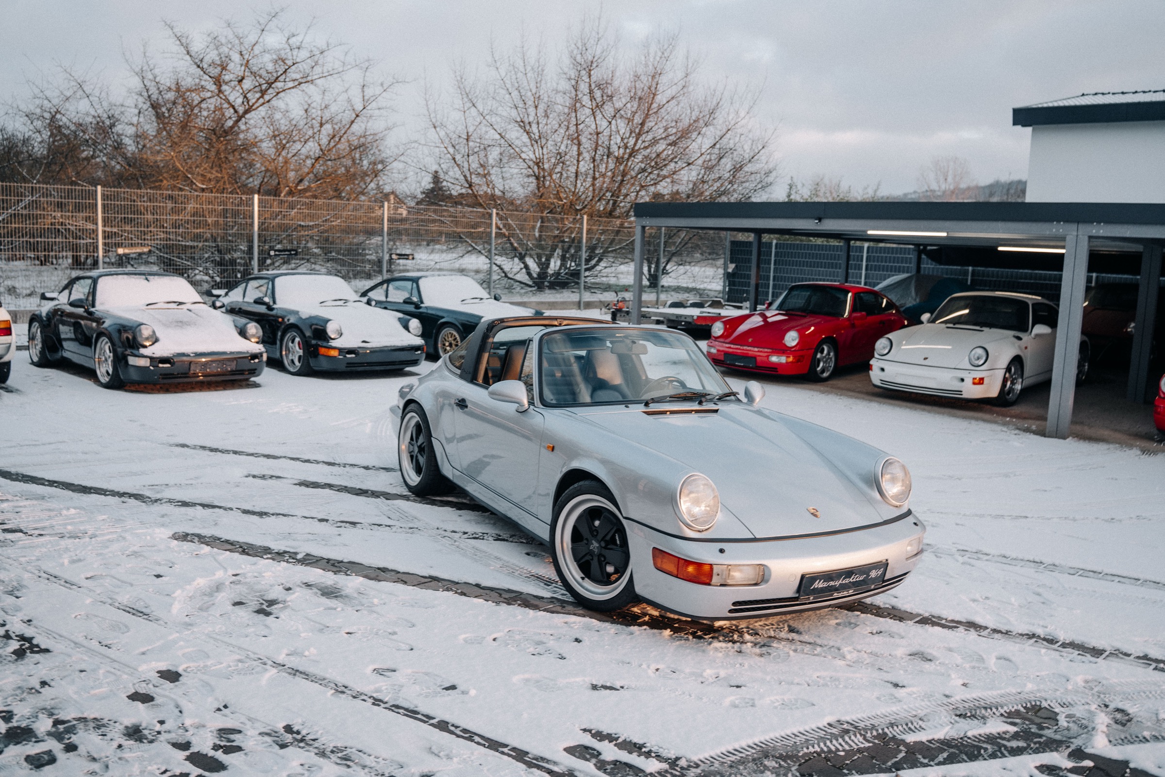 Silver 964 targa