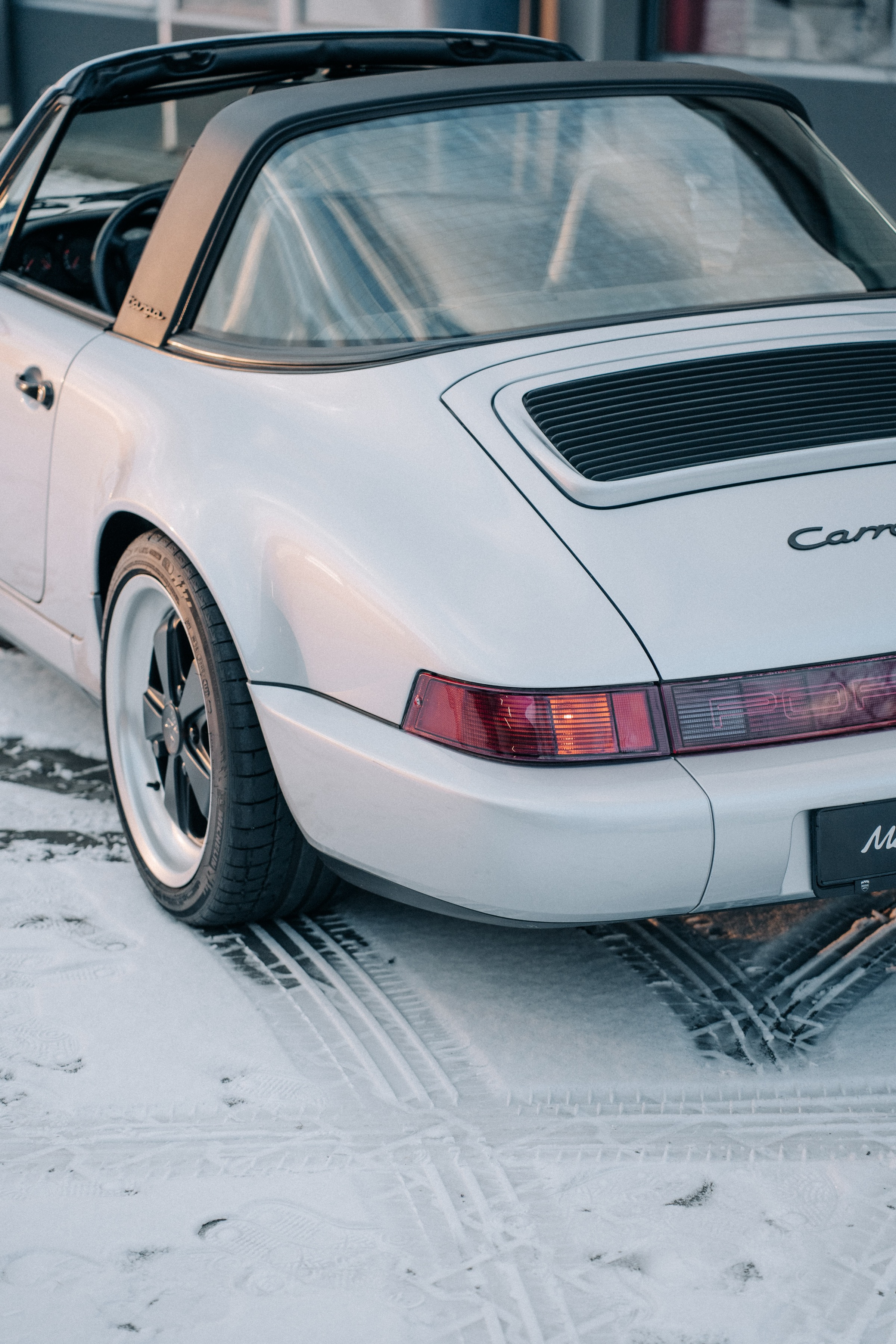 Silver 964 targa